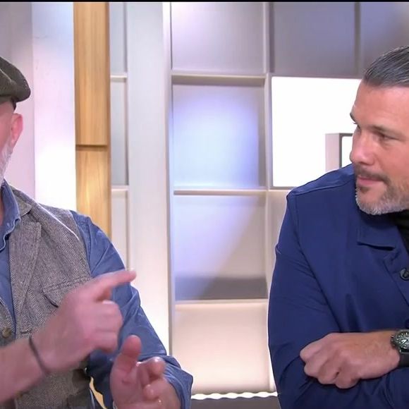 Philippe Etchebest et Glenn Viel dans "C à vous", le 24 mars 2025, sur France 5
