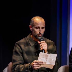 Arié Elmaleh - Meeting de solidarité avec le peuple iranien "Iran, silence on tue !" à la Maison de la Chimie à Paris le 9 février 2026. © Vicenzo Arnone/Bestimage