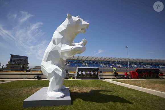 Ours - Les sculptures de Richard Orlinski lors du GP de France sur le circuit Paul Ricard le 20 juin 2019.