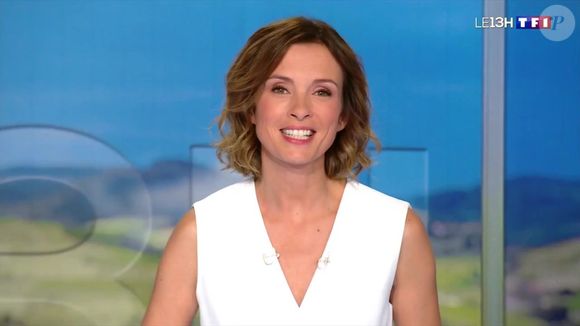 Isabelle Ithurburu dans le JT de TF1 le 15 août 2025. Capture d'écran TF1