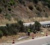 Âgé de seulement 28 ans, il est malheureusement décédé prématurément le jeudi 3 juillet 2025
Les lieux de l'accident où Diogo Jota et son frère André Silva ont perdu la vie sur l'A-52, près de Cernadilla (Espagne), le 3 juillet 2025.
© Emilio Fraile / Europa Press / Bestimage