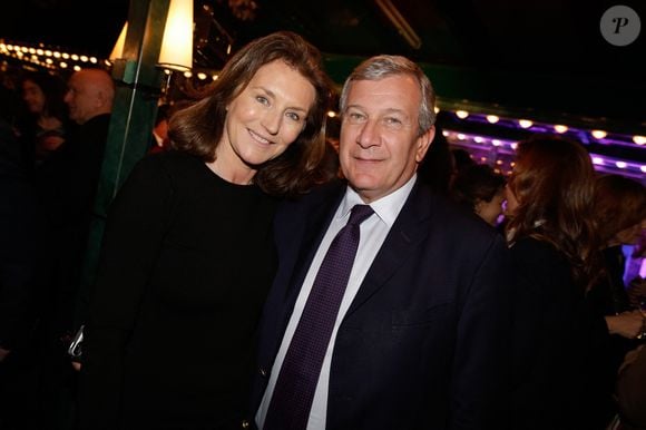 Cecilia Attias et Richard Attias assistant à la 7e édition des prix littéraires de La Closerie Des Lilas 2014 tenue à La Closerie Des Lilas à Paris, France, le 8 avril 2014. Photo by ABACAPRESS.COM