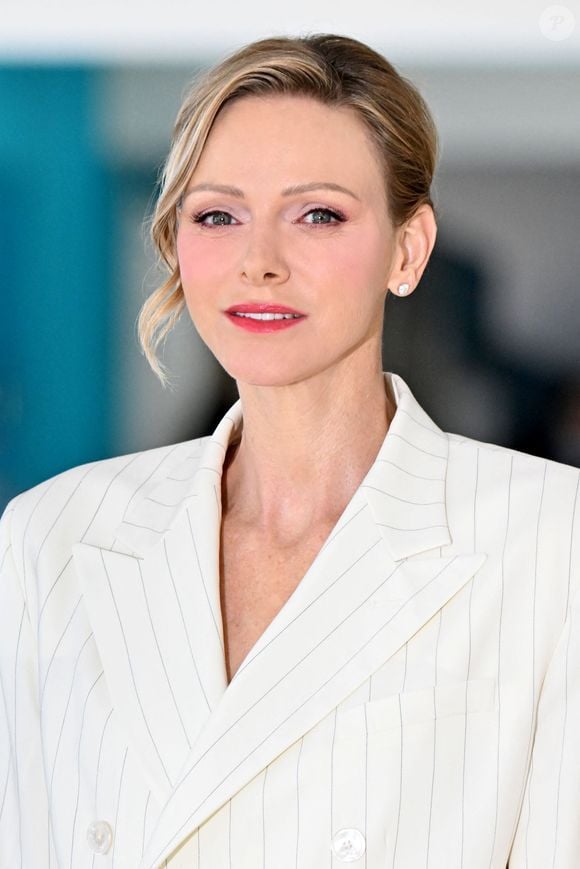 La princesse Charlène de Monaco - La famille princière assiste à la finale du Rolex Monte-Carlo Masters au Monte-Carlo Country Club de Roquebrune Cap Martin, le 12 avril 2026 © Bruno Bebert / Bestimage