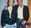 David Hallyday est le fils de aîné de Johnny Hallyday.

David et Johnny Hallyday. AGENCE / BESTIMAGE