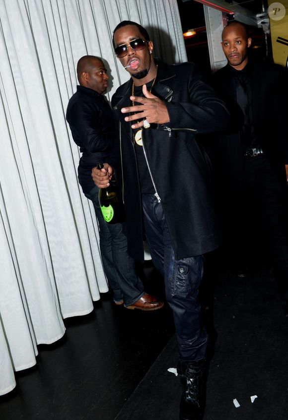 Exclusif -  Apres son concert au Trianon, Rihanna s'est rendue au VIP Room faire la fete avec ses amis P.Diddy, Akon, Cassie et Pharrell Williams pour son After Show dans le cadre de son 777 Tour, le 17 novembre 2012. (RACHID BELLAK / BESTIMAGE).