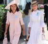 Elle est apparue avec une tenue élégante respectant le dress code de la cérémonie.

Carole Middleton et Alizée Thevenet assistent au deuxième jour du Royal Ascot, à l’hippodrome d’Ascot, à Ascot, dans le Berkshire (Royaume-Uni).
Photo de James Whatling
