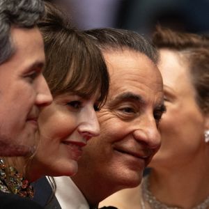 Paul Soriano, Rosemarie DeWitt, Andy García - Montée des marches du film " Diamond " lors du 79ème Festival International du Film de Cannes, le 19 mai 2026. © Jacovides-Moreau / Bestimage