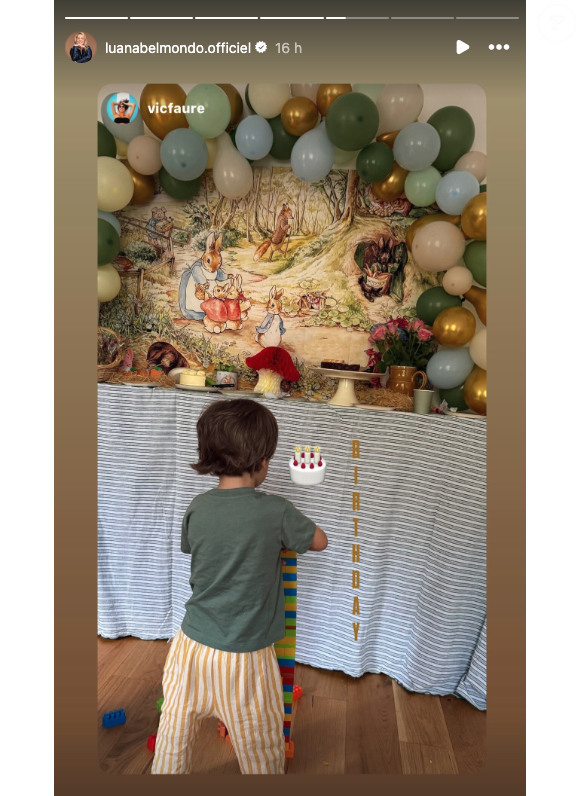 Le fils d’Alessandro Belmondo a fêté ses 3 ans