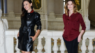 Total look cuir vs sobriété assumée : Virginie Ledoyen et Chiara Mastroianni, deux visions du chic chez Chanel
