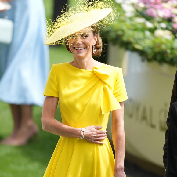 La princesse de Galles assiste à la deuxième journée du Royal Ascot, à l'hippodrome d'Ascot, à Ascot, dans le Berkshire, au Royaume-Uni, le 17 juin 2026.
Julien Burton / Bestimage