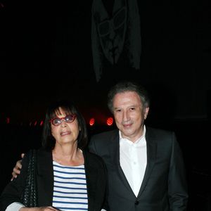 Michel Drucker et Françoise Coquet au concert de Michel Polnareff à l'AccorHotels Arena de Paris le 7 mai 2016.

© JLPPA / Bestimage