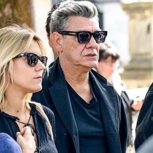 Marc Lavoine aux arrivées des obsèques de Catherine Ringer, la chanteuse des Rita Mitsouko, au cimetière de Montmartre, dans le 18ème arrondissement de Paris, France, le 19 septembre 2026. © Bestimage