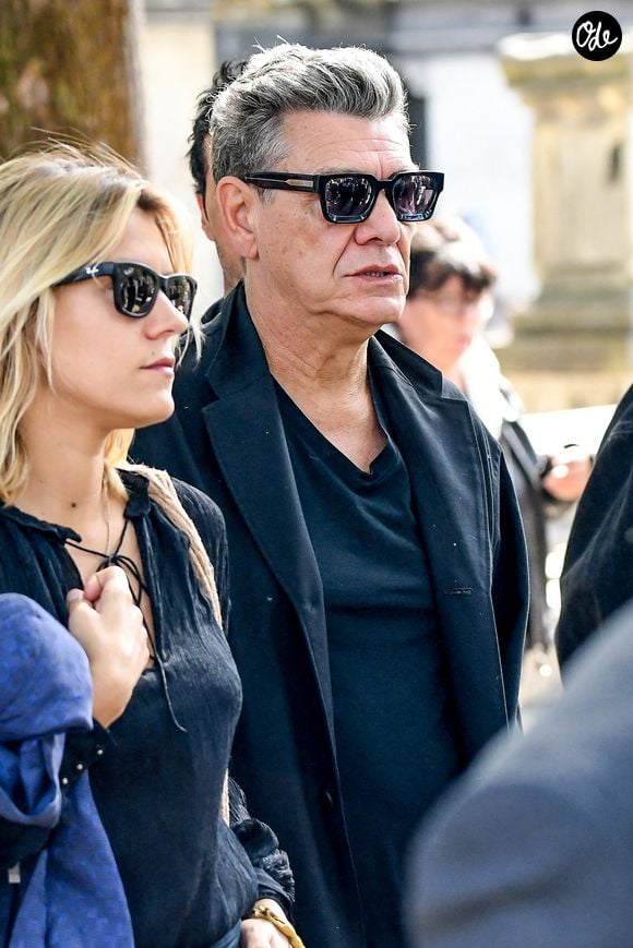 Marc Lavoine aux arrivées des obsèques de Catherine Ringer, la chanteuse des Rita Mitsouko, au cimetière de Montmartre, dans le 18ème arrondissement de Paris, France, le 19 septembre 2026. © Bestimage