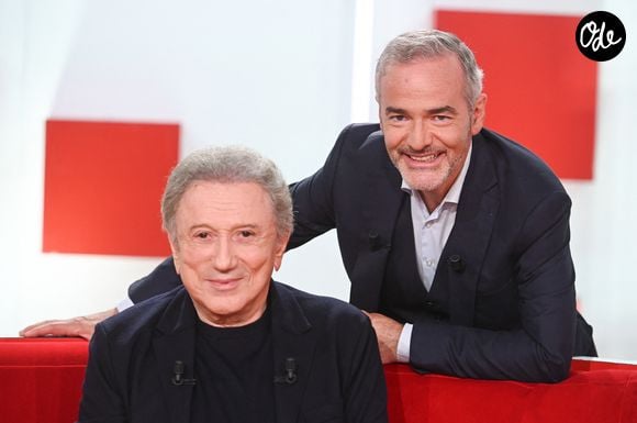 Michel Drucker, Franck Ferrand - Enregistrement de l'émission Vivement dimanche spéciale Paris, au studio Rive Gauche, presentée par M. Drucker le 16 septembre 2026 avec une diffusion sur France 3 le 20/09/2026. 
Guillaume Gaffiot/Bestimage