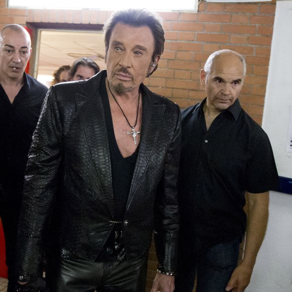 Exclusif - Gilbert Coullier - Backstage du premier concert de Johnny Hallyday au POPB de Bercy a Paris. Le 14 juin 2013