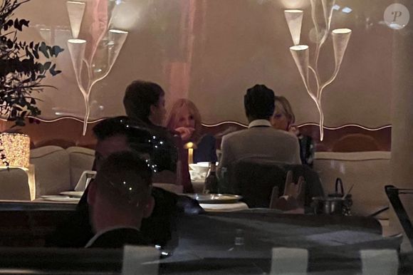 Asap Rocky dîne en petit comité avec Brigitte Macron, Hélène Mercier-Arnault et Frédéric Arnault au restaurant Anna Paris le 19 février 2024