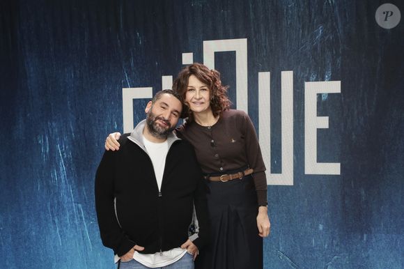Exclusif - Mouloud Achour, Valérie Lemercier, sur le plateau de Clique (Midi) présenté par M.Achour, et diffusé sur Canal + le 4 novembre 2025, à Paris, France, le 28 octobre 2025. © Jack Tribeca/Bestimage
