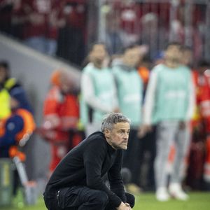 Luis Enrique (ESP) - Match retour de la demi-finale de la Ligue Des Champions 2025-2026 (LDC) " Bayern Munich - Paris Saint-Germain (PSG) (1-1)" à Munich en Allemagne le 6 mai 2026. © Elyxandro Cegarra/PsnewZ/Bestimage