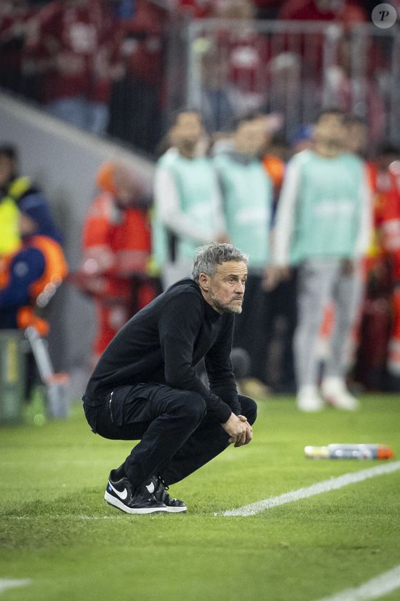 Luis Enrique (ESP) - Match retour de la demi-finale de la Ligue Des Champions 2025-2026 (LDC) " Bayern Munich - Paris Saint-Germain (PSG) (1-1)" à Munich en Allemagne le 6 mai 2026. © Elyxandro Cegarra/PsnewZ/Bestimage