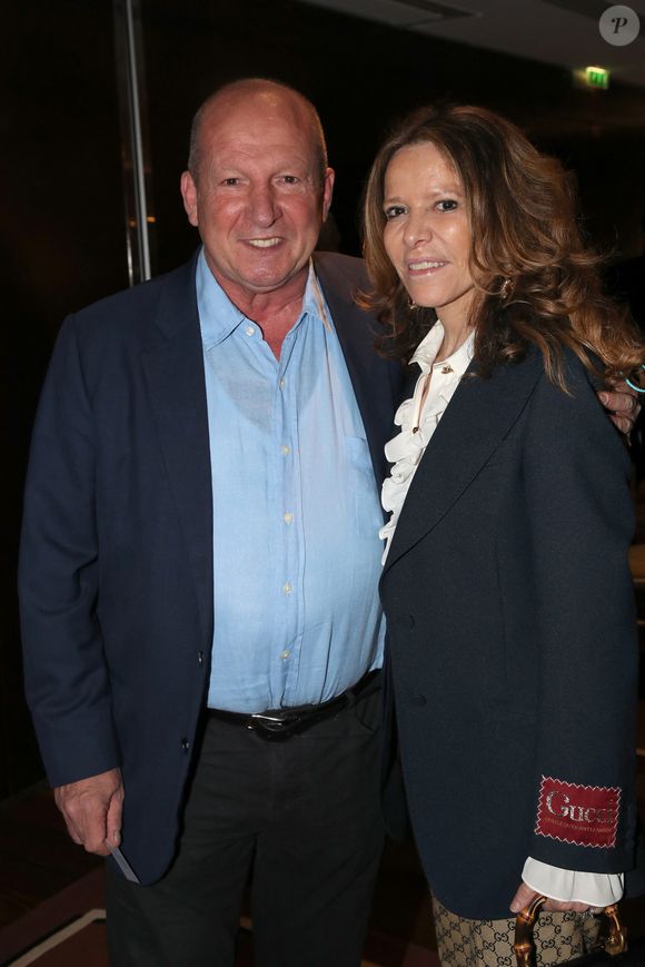 Exclusif - Rolland Courbis et Benedetta Cicogna (fille de Marina) - Dîner à l'hôtel Royal Monceau à la suite de la présentation du film " Marina Cicogna - La Vita E Tutto il Resto " du réalisateur Andrea Bettinetti au Club 13 à Paris le 27 Avril 2022. © Bertrand Rindoff / Bestimage