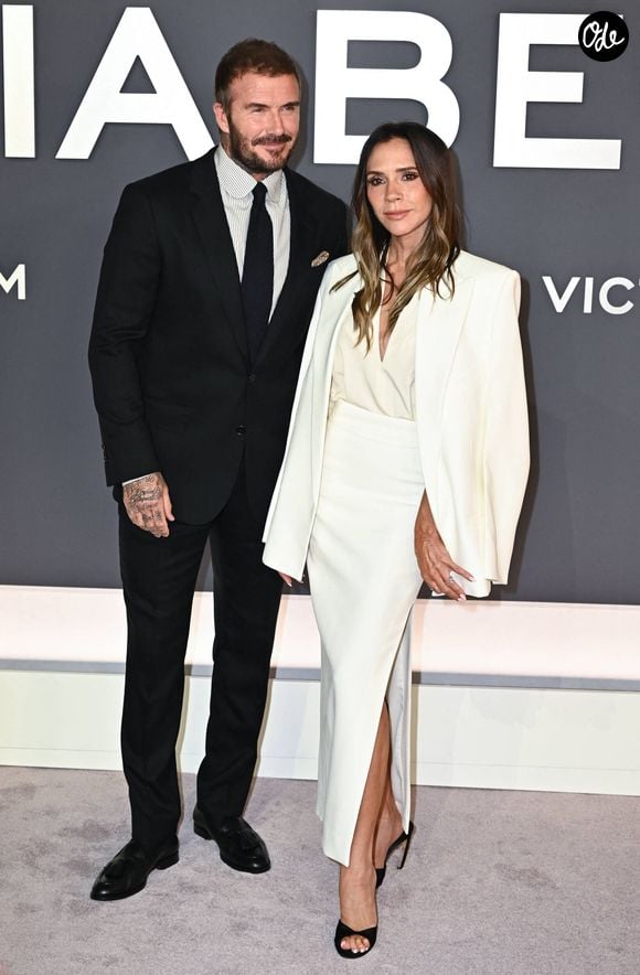 David Beckham et Victoria Beckham assistent à la première mondiale de Victoria Beckham au Curzon Mayfair à Londres, Angleterre. ROYAUME-UNI. Mercredi 8 octobre 2025 Copyright : xJamesxWarrenx adz5d107