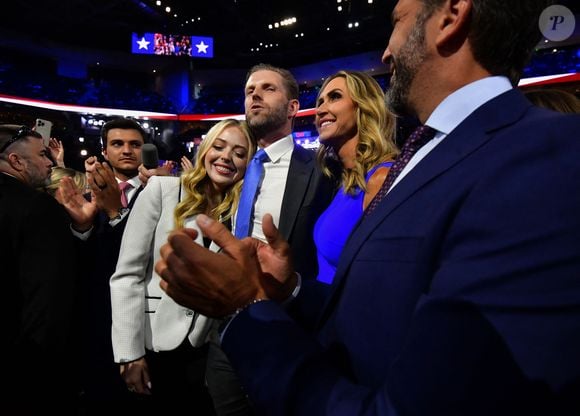 Tiffany Trump est enceinte de son premier enfant. Donald Trump révèle l’info lors d’un meeting à Détroit
©Zuma Press/Bestimage