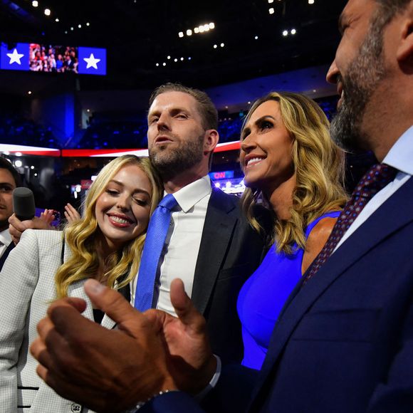 Tiffany Trump est enceinte de son premier enfant. Donald Trump révèle l’info lors d’un meeting à Détroit
©Zuma Press/Bestimage