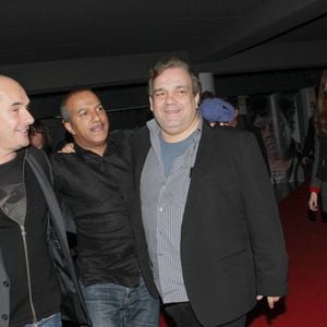 Exclusif - Didier Bourdon, Pascal Legitimus, Bernard Campan - Avant-premiere du film "Les Trois frères, le retour" au Kinépolis de Lomme, le 31 janvier 2014. VANSTEENKISTE STEPHANE / BESTIMAGE