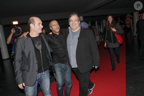 Exclusif - Didier Bourdon, Pascal Legitimus, Bernard Campan - Avant-premiere du film "Les Trois frères, le retour" au Kinépolis de Lomme, le 31 janvier 2014. VANSTEENKISTE STEPHANE / BESTIMAGE