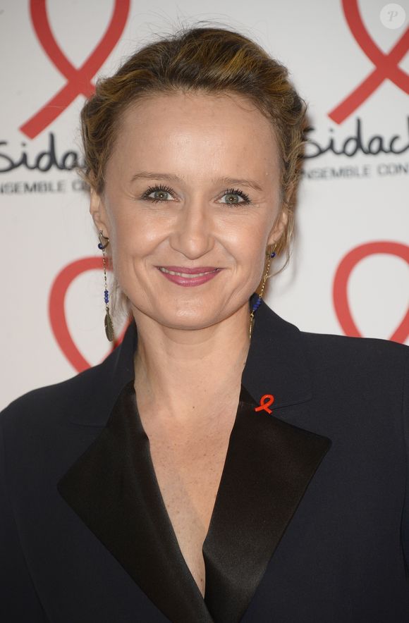 Caroline Roux - Soirée de lancement du "Sidaction 2015" au Musée du Quai Branly à Paris, le 2 mars 2015. COADIC GUIREC / BESTIMAGE