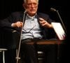 Exclusif - Le journaliste, homme de médias, scénariste, réalisateur et écrivain Philippe Labro à la Station Ausone - Librairie Mollat à Bordeaux, le 18 octobre 2024, pour un échange avec ses lecteurs et la présentation de son romzn "Deux gimlets sur la 5e Avenue" - Gallimard. © Jean-Marc Lhomer/Bestimage