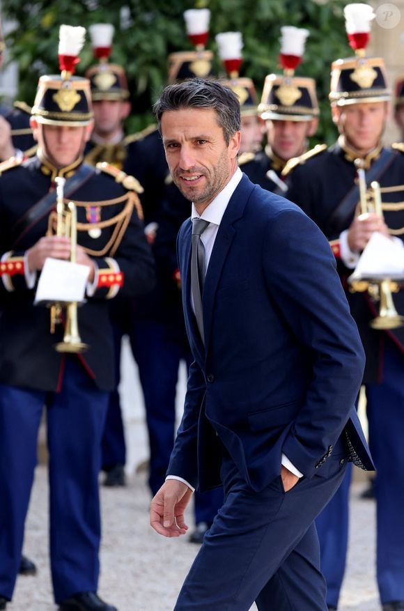 Tony Estanguet - Dîner d'état en l'honneur du président des Etats-Unis et sa femme au palais de l'Elysée à Paris, à l'occasion de leur visite officielle en France. Le 8 juin 2024
© Jacovides-Moreau / Bestimage