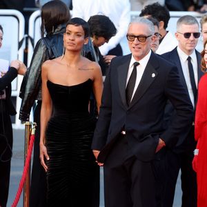 Vincent Cassel et sa compagne Narah Baptista - Montée des marches du film " Histoires parallèles " lors du 79ème Festival International du Film de Cannes, le 14 mai 2026. © Jacovides-Moreau / Bestimage