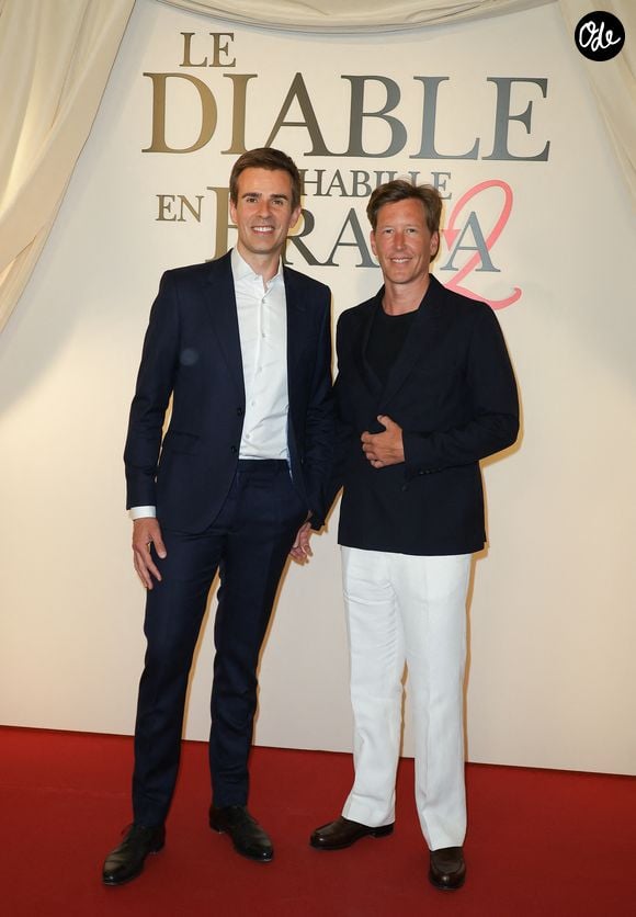 Jean-Baptiste Marteau et son compagnon Jean de Reynal - Première du film "Le Diable s'habille en Prada (The Devil wears Prada 2)" au cinéma Le Grand Rex à Paris, le 27 avril 2026.
© Guirec Coadic/Bestimage