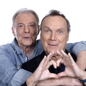 Exclusif - Portraits de Herbert Leonard et Julien Lepers lors de l'enregistrement de l'émission "Chez Jordan de Luxe" à Paris le 8 octobre 2024.