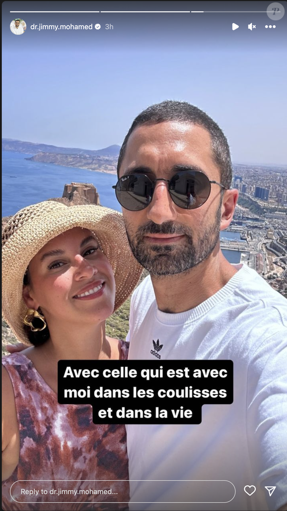 Sur Instagram, Jimmy Mohamed a publié une photo sur laquelle on peut voir son épouse,
