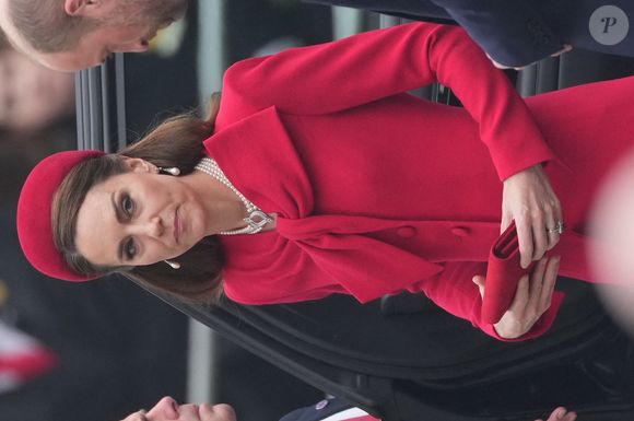 Catherine (Kate) Middleton, princesse de Galles, - La famille royale britannique célèbre le 76ème Commonwealth Day à l'abbaye de Westminster à Londres, le 10 mars 2025.