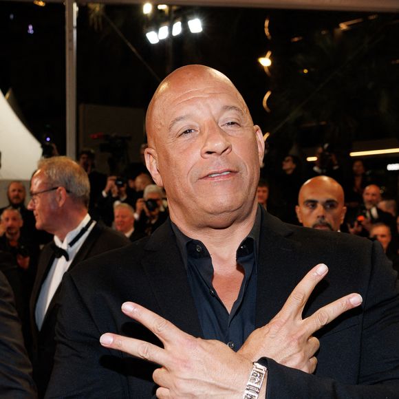 Lors de la projection d'une version restaurée du premier opus de Fast and Furious

Vin Diesel - Montée des marches du film " The Fast and the Furious " lors du 79ème Festival International du Film de Cannes, le 13 mai 2026. © Jacovides-Moreau / Bestimage