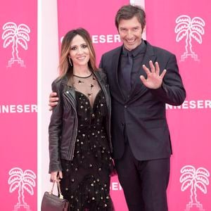 Fabienne Carat, Franck Sémonin de Section de recherches
CANNESERIES SAISON 5 au Palais des  Festivals et des Congrès de Cannes, mercredi 6 avril 2022.
Soirée de clôture. © Christophe Aubert via Bestimage