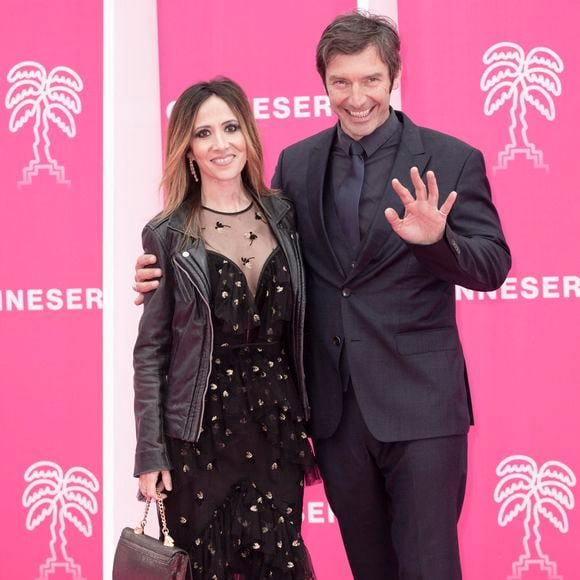 Fabienne Carat, Franck Sémonin de Section de recherches
CANNESERIES SAISON 5 au Palais des  Festivals et des Congrès de Cannes, mercredi 6 avril 2022.
Soirée de clôture. © Christophe Aubert via Bestimage