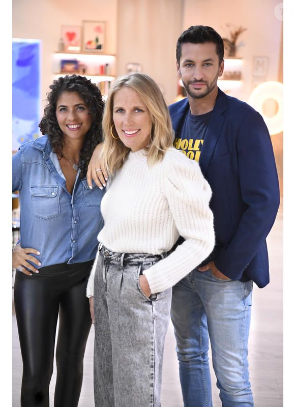Agathe Lecaron, Yasmine Oughlis et Benjamin Muller.