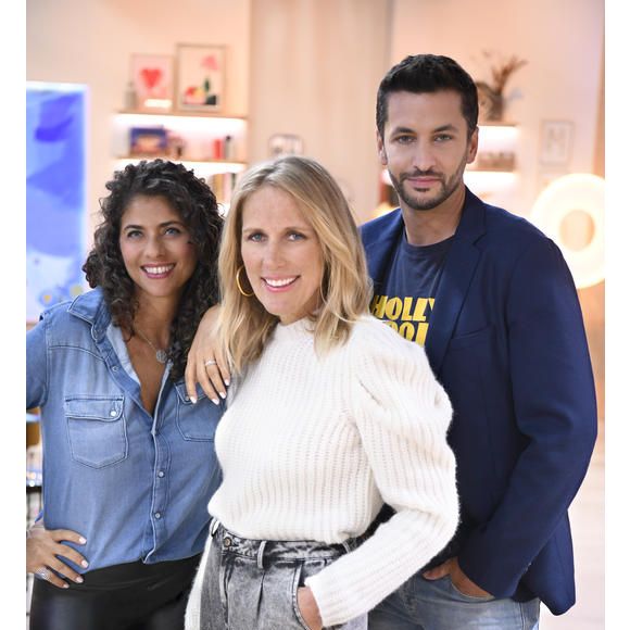 Agathe Lecaron, Yasmine Oughlis et Benjamin Muller.