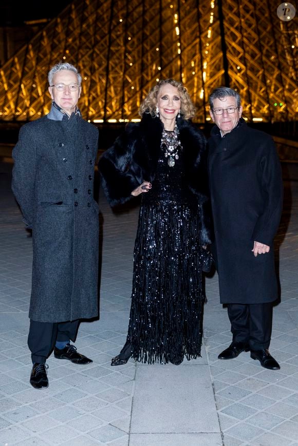 Marisa Berenson - Photo Call du « Le Grand Diner du Louvre « lors de la Fashion Week  à Paris le 5 mars 2025. © Olivier Borde /Bestimage