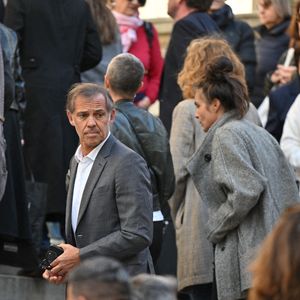 Paul Belmondo à la cérémonie d'enterrement de l'actrice italo-française Claudia Cardinale à l'église Saint-Roch à Paris, France, le 30 septembre 2025. Claudia Cardinale, décédée le 23 septembre à l'âge de 87 ans, a eu une carrière longue de six décennies, et a été dirigée par de grands acteurs tels que Federico Fellini et Luchino Visconti. Photo par Julien Reynaud/APS-Medias/ABACAPRESS.COM