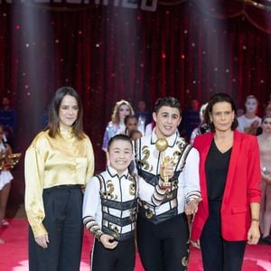 Stéphanie de Monaco s'est confiée dans les colonnes de "Gala" dans une interview exclusive.

La princesse Stéphanie de Monaco et Pauline Ducruet remettent le trophée "Golden Junior" aux frères Martinez. © Olivier HuitelPRM/Bestimage