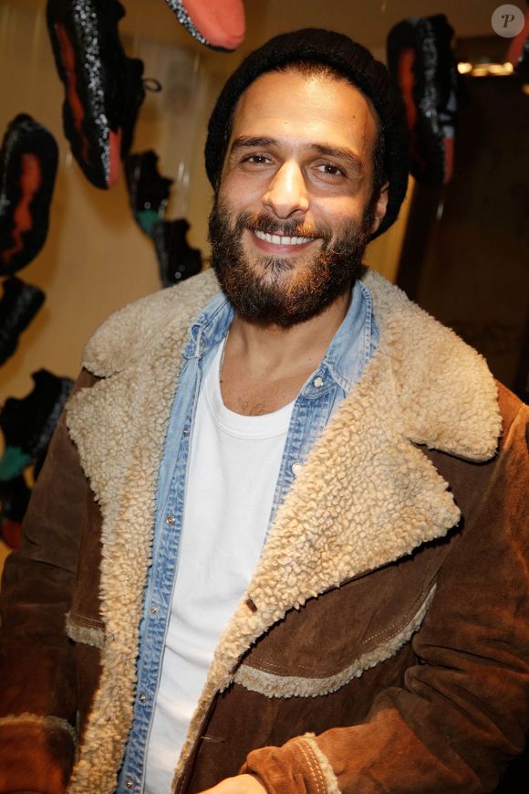Maxime Nucci lors de la soirée d'ouverture du magasin 'Puma Pop Up' à Paris, France, le 15 janvier 2014. Photo Jerome Domine/Abaca
