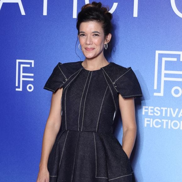 Mélanie Doutey - Photocall de la cérémonie d'ouverture du festival de la fiction TV de La Rochelle avec la projection du film "Les disparues de la gare" le 16 septembre 2025.

© Denis Guignebourg / Bestimage