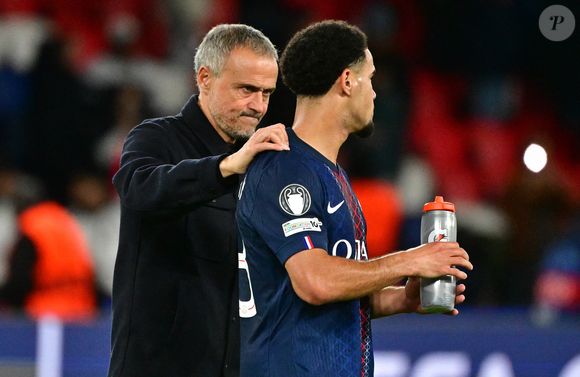 Luis Enrique - Match de Ligue des Champions entre le PSG contre le Bayern de Munich (1-2) au Parc des Princes à Paris le 4 novembre 2025. © Christian Liewig/Bestimage