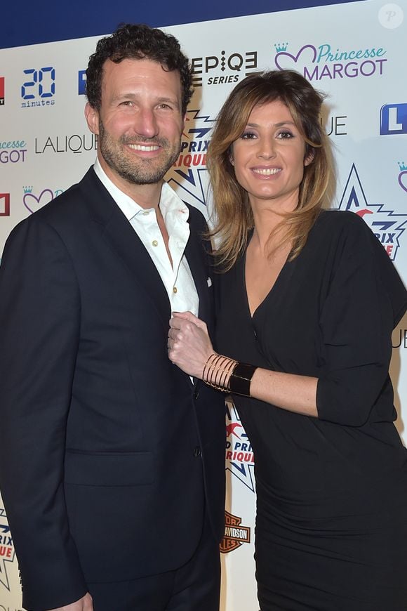 Semi-Exclusif - Caroline Ithurbide et son compagnon Boris Ehrgott - Dîner de gala du 97ème Grand Prix d'Amérique à l'Elysée Montmartre à Paris. Le 27 janvier 2018
© Giancarlo Gorassini / Bestimage