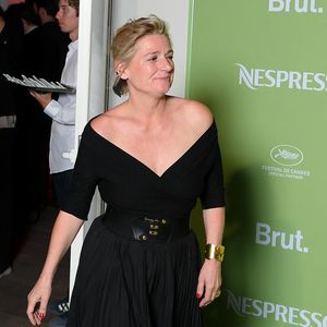 Anne-Elisabeth Lemoine - Soirée Nespresso x Brut 2025 lors du 78ème Festival de Cannes à La Plage Nespresso le 15 mai 2025. © Lionel Urman/Bestimage